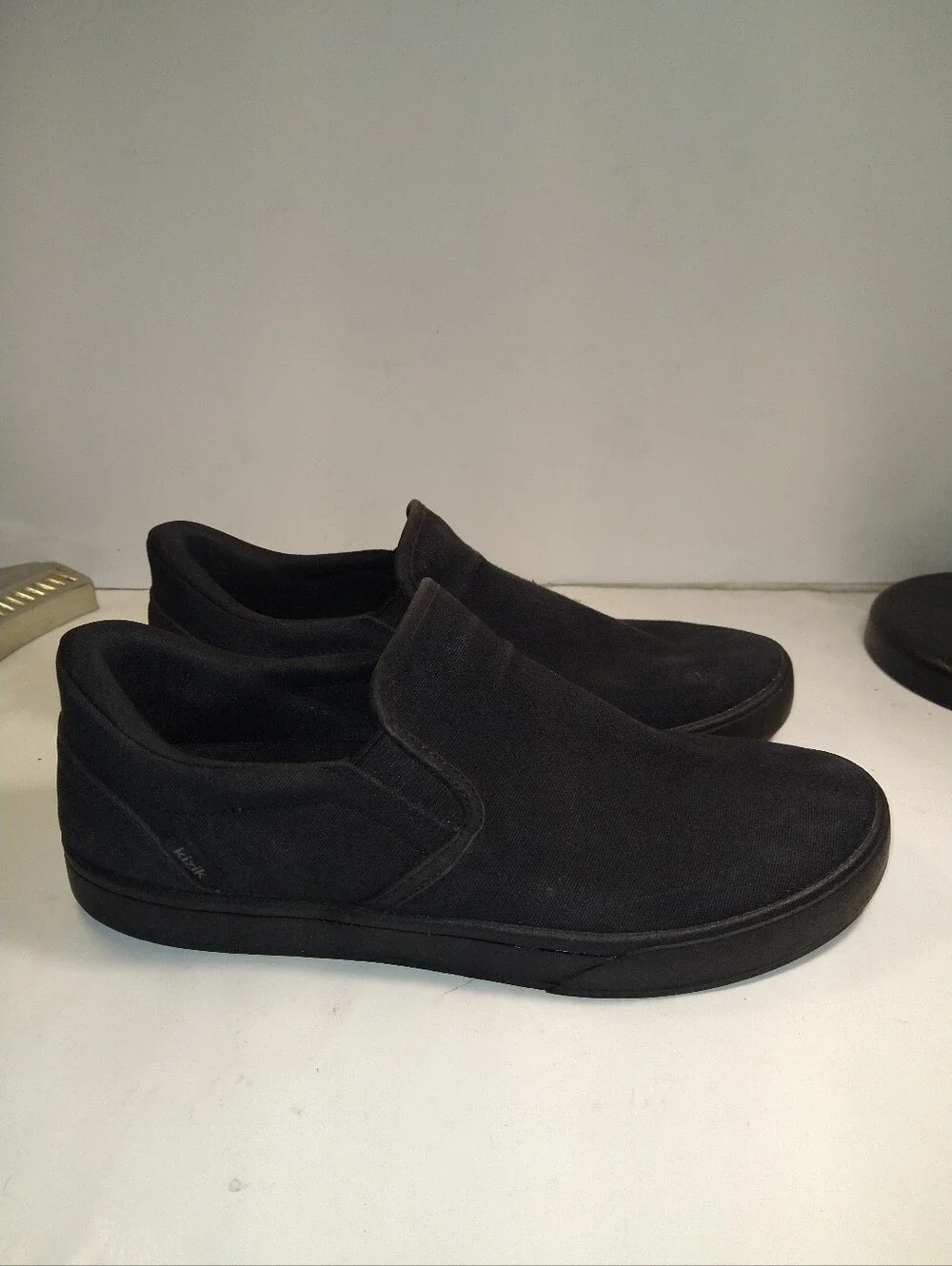 Kizik Venice Black Hands Free Slip On Shoes Men sz 10.5
